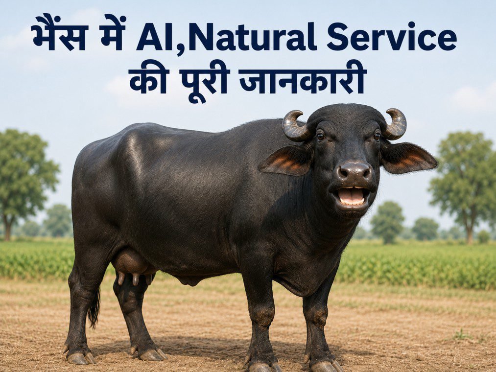 भैंस में AI,Natural Service की पूरी जानकारी Signs,Timing,Tips